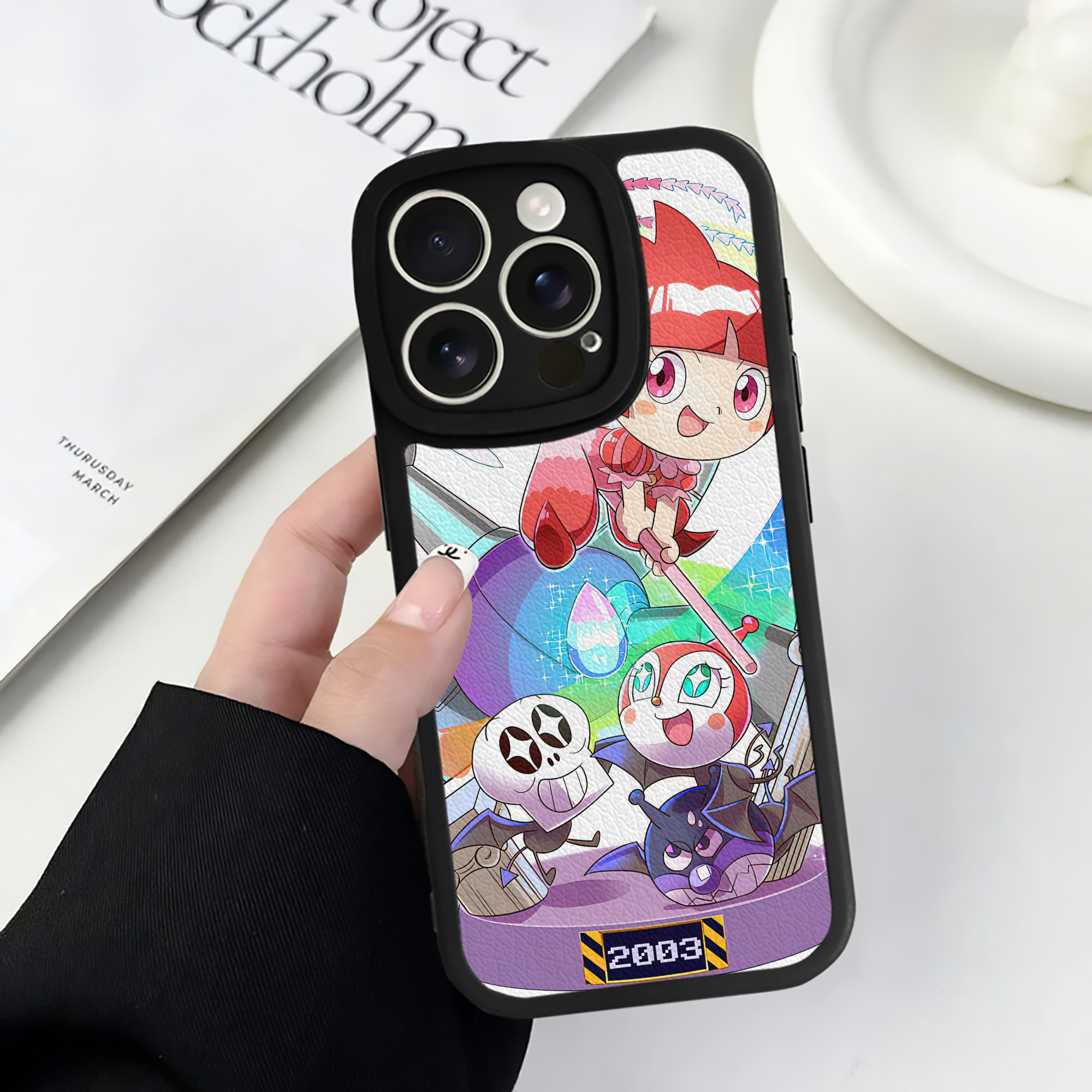 （画像用） アンパンマン Anpanman 【iPhone 16シリーズ対応】シリコンスマホケース（レザー調） 材質：シリコン